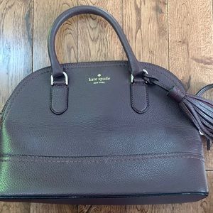 kate spade Dark purple dome satchel